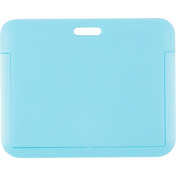 Name badge Axent 4500H-22-A, vertical, PP, light blue