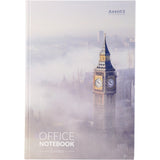 Notizbuch Axent City London 8423-21-A, A4, 210x295 mm, 192 Blatt, kariert, harter umschlag