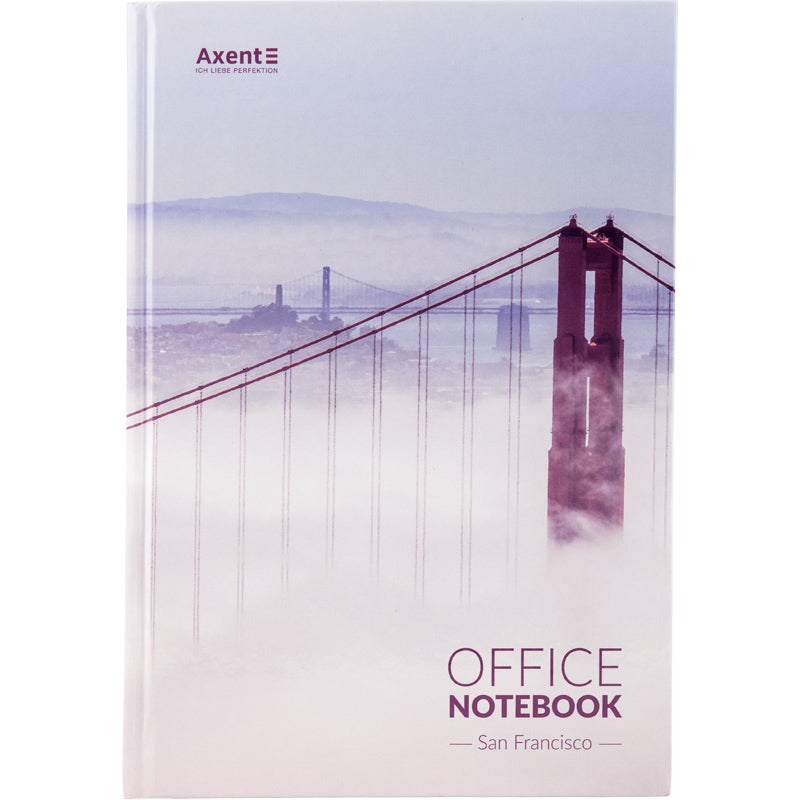 Notebook Axent San Francisco 8423-22-A, A4, 192 sheets, squared, turquoise