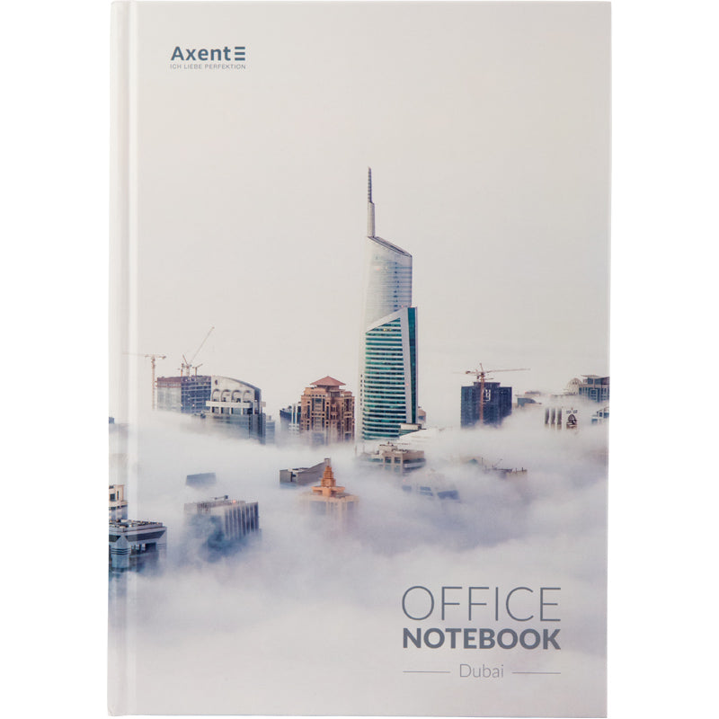 Notebook Axent Dubai 8423-23-A, A4, 192 sheets, squared, turquoise