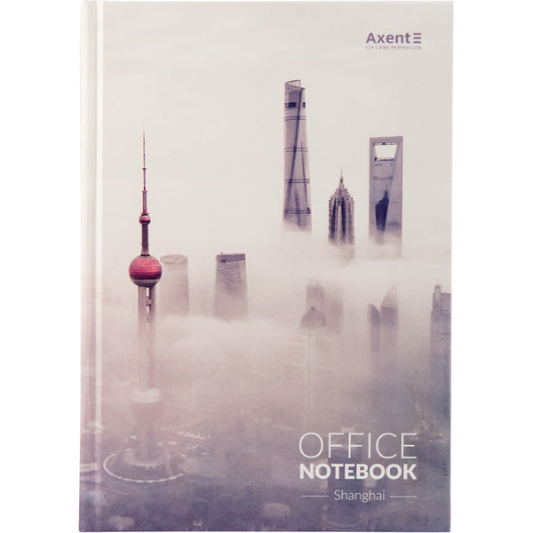 Notebook Axent Shanghai 8423-24-A, A4, 192 sheets, squared, turquoise