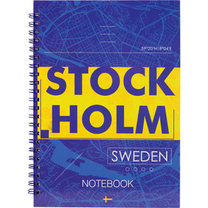 Spiralnotizbuch Axent Flags Stockholm 8032-08-A, A5