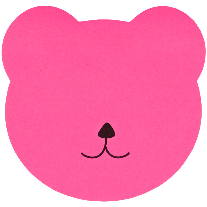 Haftnotizblock Axent Bär 2444-01-A, 70x70 mm, 50 Blätter, Rosa