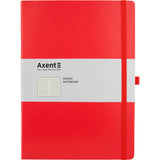 Notizbuch Axent Partner Grand 8203-06-A, A4, 210x295 mm, 100 Blatt, kariert, feste Abdeckung, rot