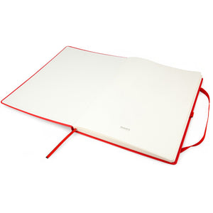 Notizbuch Axent Partner Grand 8203-06-A, A4, 210x295 mm, 100 Blatt, kariert, feste Abdeckung, rot