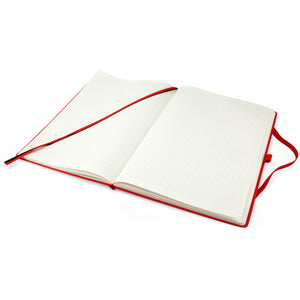 Notizbuch Axent Partner Grand 8203-06-A, A4, 210x295 mm, 100 Blatt, kariert, feste Abdeckung, rot