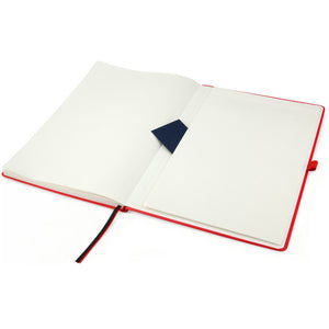 Notizbuch Axent Partner Grand 8203-06-A, A4, 210x295 mm, 100 Blatt, kariert, feste Abdeckung, rot