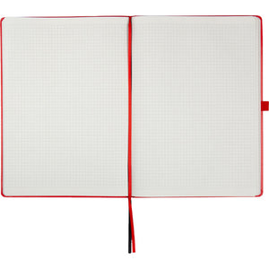 Notizbuch Axent Partner Grand 8203-06-A, A4, 210x295 mm, 100 Blatt, kariert, feste Abdeckung, rot