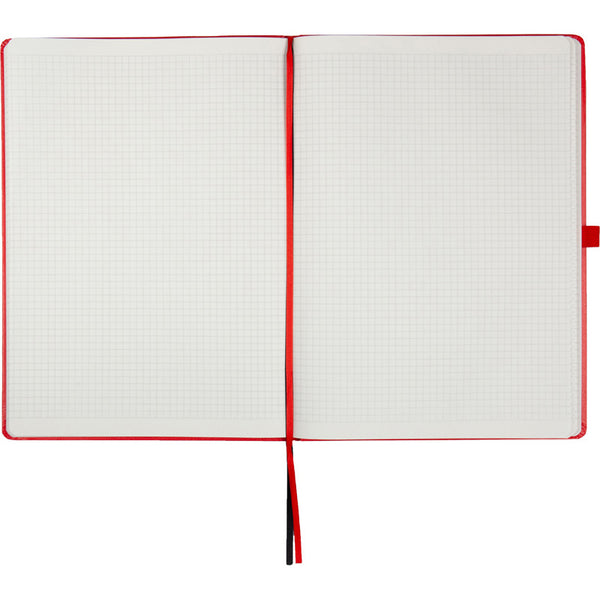 Notizbuch Axent Partner Grand 8203-06-A, A4, 210x295 mm, 100 Blatt, kariert, feste Abdeckung, rot