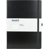 Notizbuch Axent Partner Grand 8303-01-A, A4, 210x295 mm, 100 Blatt, Punkt, Hardcover, schwarz