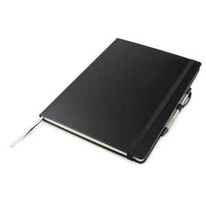Notizbuch Axent Partner Grand 8303-01-A, A4, 210x295 mm, 100 Blatt, Punkt, Hardcover, schwarz