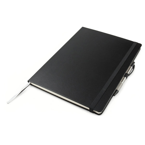Notizbuch Axent Partner Grand 8303-01-A, A4, 210x295 mm, 100 Blatt, Punkt, Hardcover, schwarz
