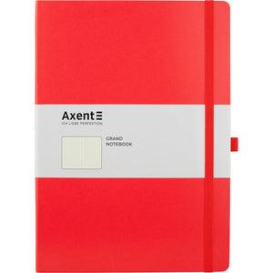 Notizbuch Axent Partner Grand 8303-06-A, A4, 210x295 mm, 100 Blatt, Punkt, Hardcover, rot