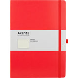 Notizbuch Axent Partner Grand 8303-06-A, A4, 210x295 mm, 100 Blatt, Punkt, Hardcover, rot