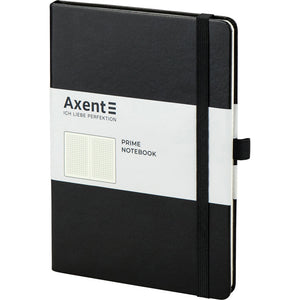 Notebook Axent Partner Prime 8305-01-A, A5, 96 sheets, squared, black
