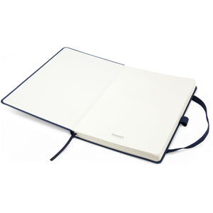 Notizbuch Axent Partner Prime 8305-02-A, A5, 145x210 mm, 96 Blätter, kariert, harter umschlag, dunkelblau