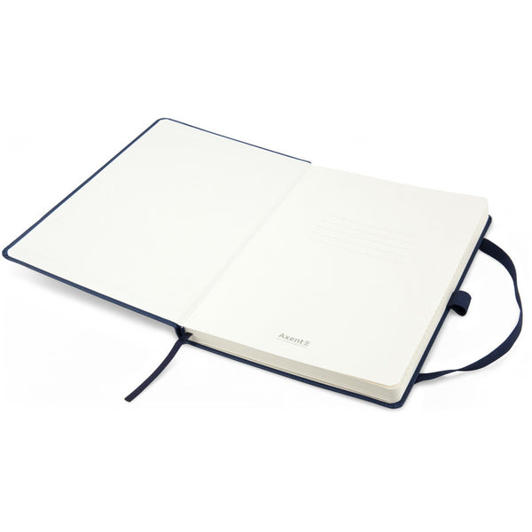 Notizbuch Axent Partner Prime 8305-02-A, A5, 145x210 mm, 96 Blätter, kariert, harter umschlag, dunkelblau
