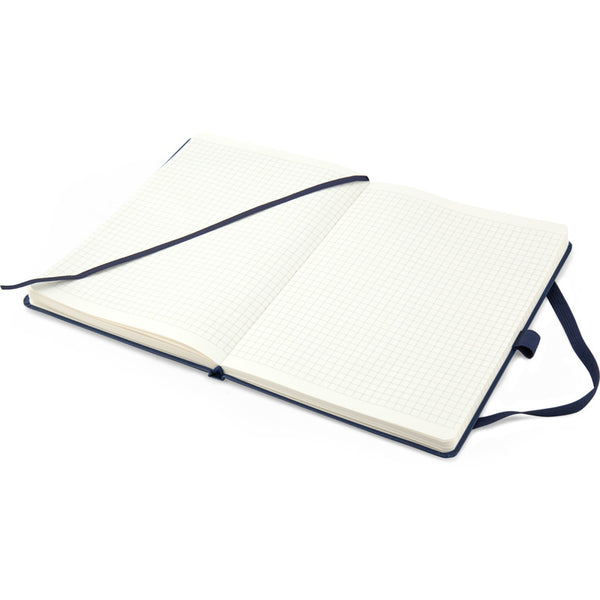 Notizbuch Axent Partner Prime 8305-02-A, A5, 145x210 mm, 96 Blätter, kariert, harter umschlag, dunkelblau