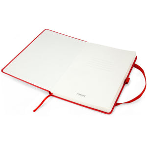 Notizbuch Axent Partner Prime 8305-06-A, A5, 145x210 mm, 96 Blätter, kariert, harter umschlag, rot