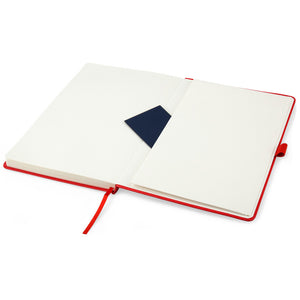 Notizbuch Axent Partner Prime 8305-06-A, A5, 145x210 mm, 96 Blätter, kariert, harter umschlag, rot