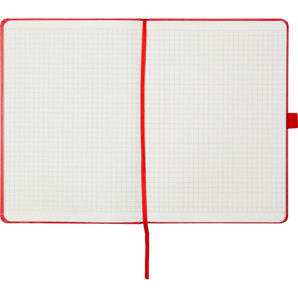 Notizbuch Axent Partner Prime 8305-06-A, A5, 145x210 mm, 96 Blätter, kariert, harter umschlag, rot