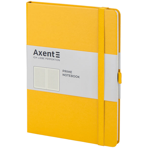 Notebook Axent Partner Prime 8305-08-A, A5, 96 sheets, squared, yellow