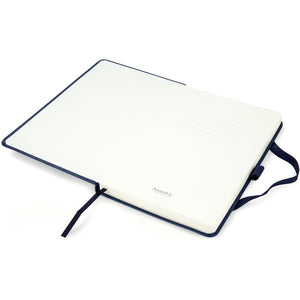Kladde Axent Partner 8306-02-A, A5-, 125x195 mm, 96 Blätter, punkt, harter umschlag, dunkelblau