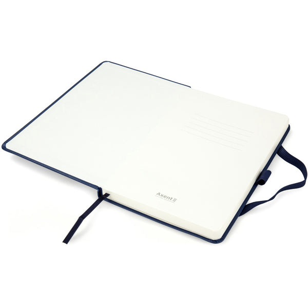 Kladde Axent Partner 8306-02-A, A5-, 125x195 mm, 96 Blätter, punkt, harter umschlag, dunkelblau