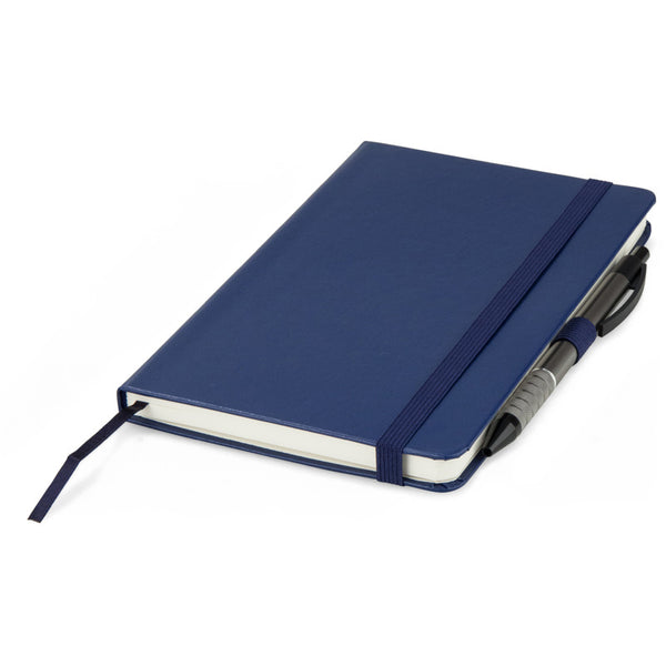 Kladde Axent Partner 8306-02-A, A5-, 125x195 mm, 96 Blätter, punkt, harter umschlag, dunkelblau