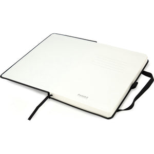 Kladde Axent Partner 8306-01-A, A5-, 125x195 mm, 96 Blätter, punkt, harter umschlag, schwarz