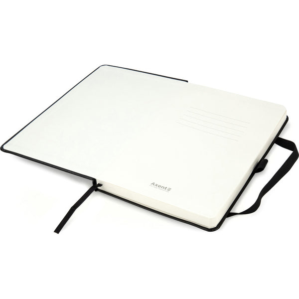 Kladde Axent Partner 8306-01-A, A5-, 125x195 mm, 96 Blätter, punkt, harter umschlag, schwarz