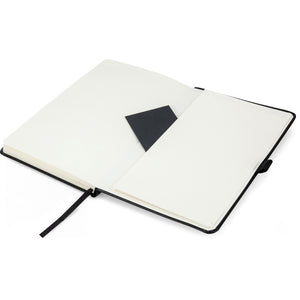 Kladde Axent Partner 8306-01-A, A5-, 125x195 mm, 96 Blätter, punkt, harter umschlag, schwarz