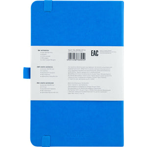 Kladde Axent Partner 8306-07-A, A5-, 125x195 mm, 96 Blätter, punkt, harter umschlag, blau