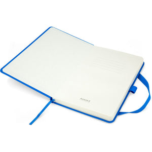 Kladde Axent Partner 8306-07-A, A5-, 125x195 mm, 96 Blätter, punkt, harter umschlag, blau