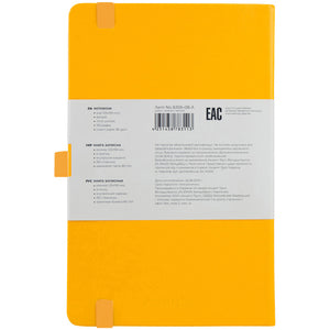 Kladde Axent Partner 8306-08-A, A5-, 125x195 mm, 96 Blätter, punkt, harter umschlag, gelb