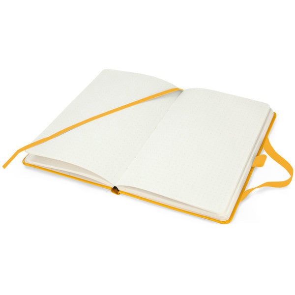 Kladde Axent Partner 8306-08-A, A5-, 125x195 mm, 96 Blätter, punkt, harter umschlag, gelb