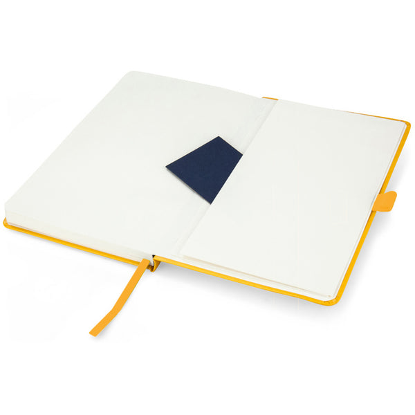 Kladde Axent Partner 8306-08-A, A5-, 125x195 mm, 96 Blätter, punkt, harter umschlag, gelb