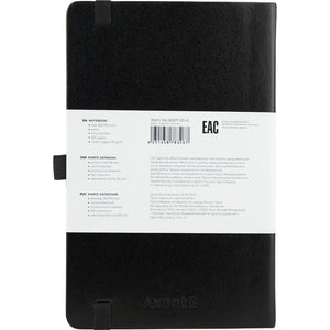 Notizbuch Axent Partner 8307-01-A, A5-, 125x195 mm, 96 Blatt, unliniert, harter umschlag, schwarz