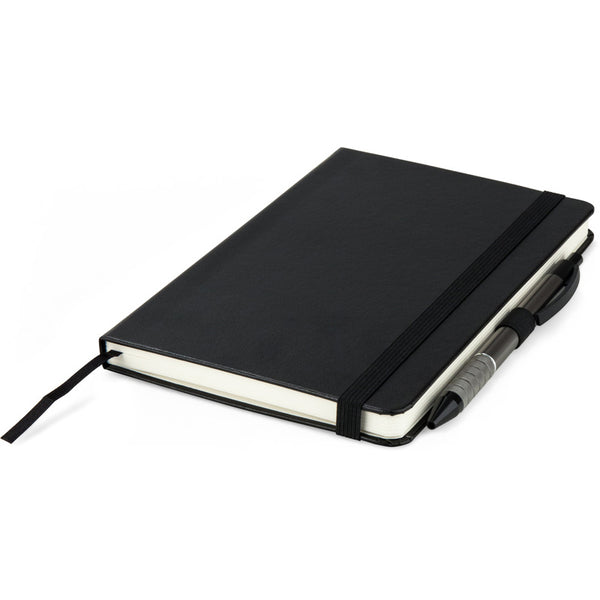 Notizbuch Axent Partner 8307-01-A, A5-, 125x195 mm, 96 Blatt, unliniert, harter umschlag, schwarz