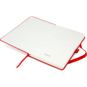 Notebook Axent Partner 8307-05-A, 125*195, 96 sheets, blank, red