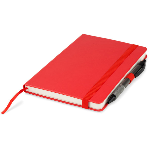 Notebook Axent Partner 8307-05-A, 125*195, 96 sheets, blank, red