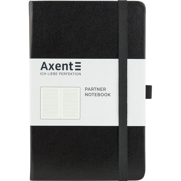 Notebook Axent Partner 8308-01-A, 125*195, 96 sheets, ruled, black