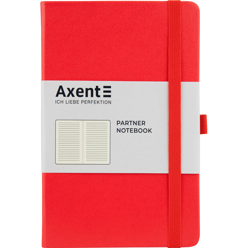 Notizbuch Axent Partner Soft 8310-05-A, A5-, 125x195 mm, gepunktet, Weichcover, rot