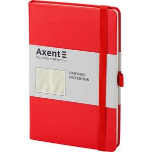 Notizbuch Axent Partner Soft 8310-05-A, A5-, 125x195 mm, gepunktet, Weichcover, rot