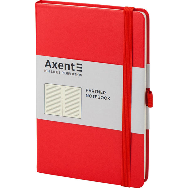 Notizbuch Axent Partner Soft 8310-05-A, A5-, 125x195 mm, gepunktet, Weichcover, rot