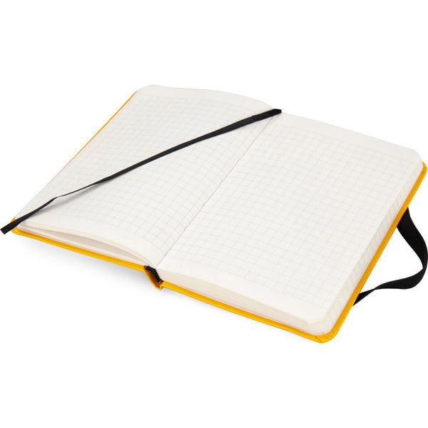 Notizbuch Axent Partner 8301-08-A, A6-, 95x140 mm, 96 Blätter, kariert, harter umschlag, gelb