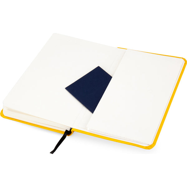 Notizbuch Axent Partner 8301-08-A, A6-, 95x140 mm, 96 Blätter, kariert, harter umschlag, gelb