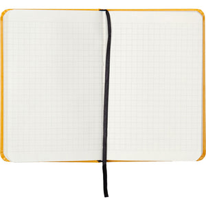 Notizbuch Axent Partner 8301-08-A, A6-, 95x140 mm, 96 Blätter, kariert, harter umschlag, gelb