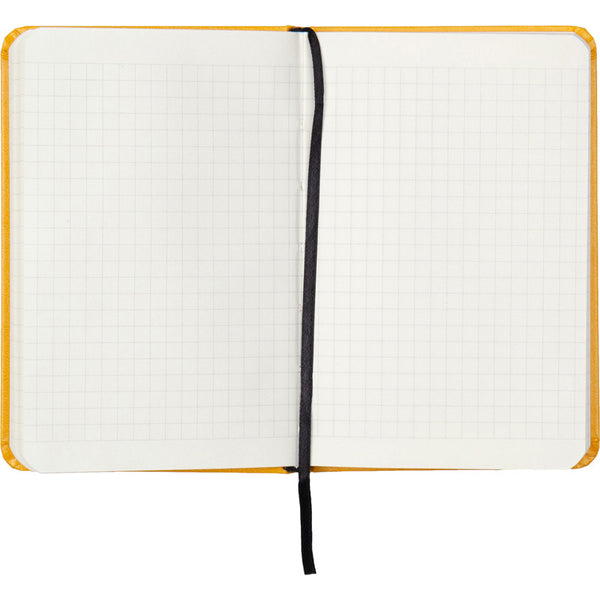 Notizbuch Axent Partner 8301-08-A, A6-, 95x140 mm, 96 Blätter, kariert, harter umschlag, gelb
