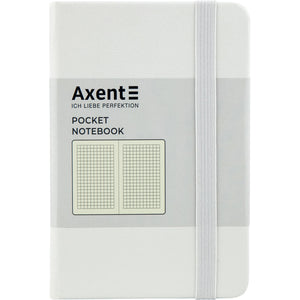 Notebook Axent Partner 8301-21-A, 95*140 mm, 96 pages, squared, white